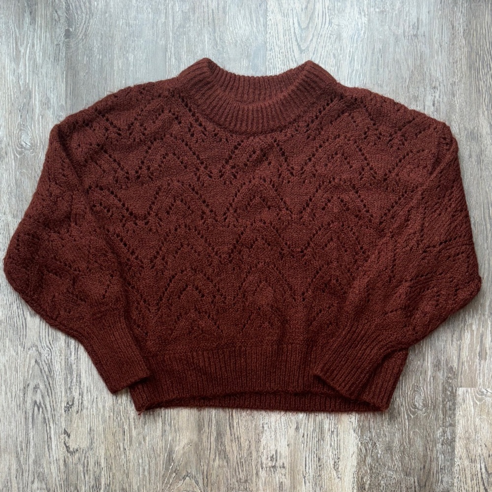 Brown Knit Sweater ***